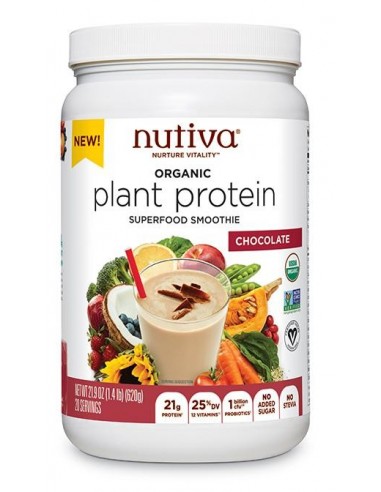 ORG Plant Protein Chocolate  NUTI-500  SUPLEMENTOS NUTRICIONALES PROFESIONALES